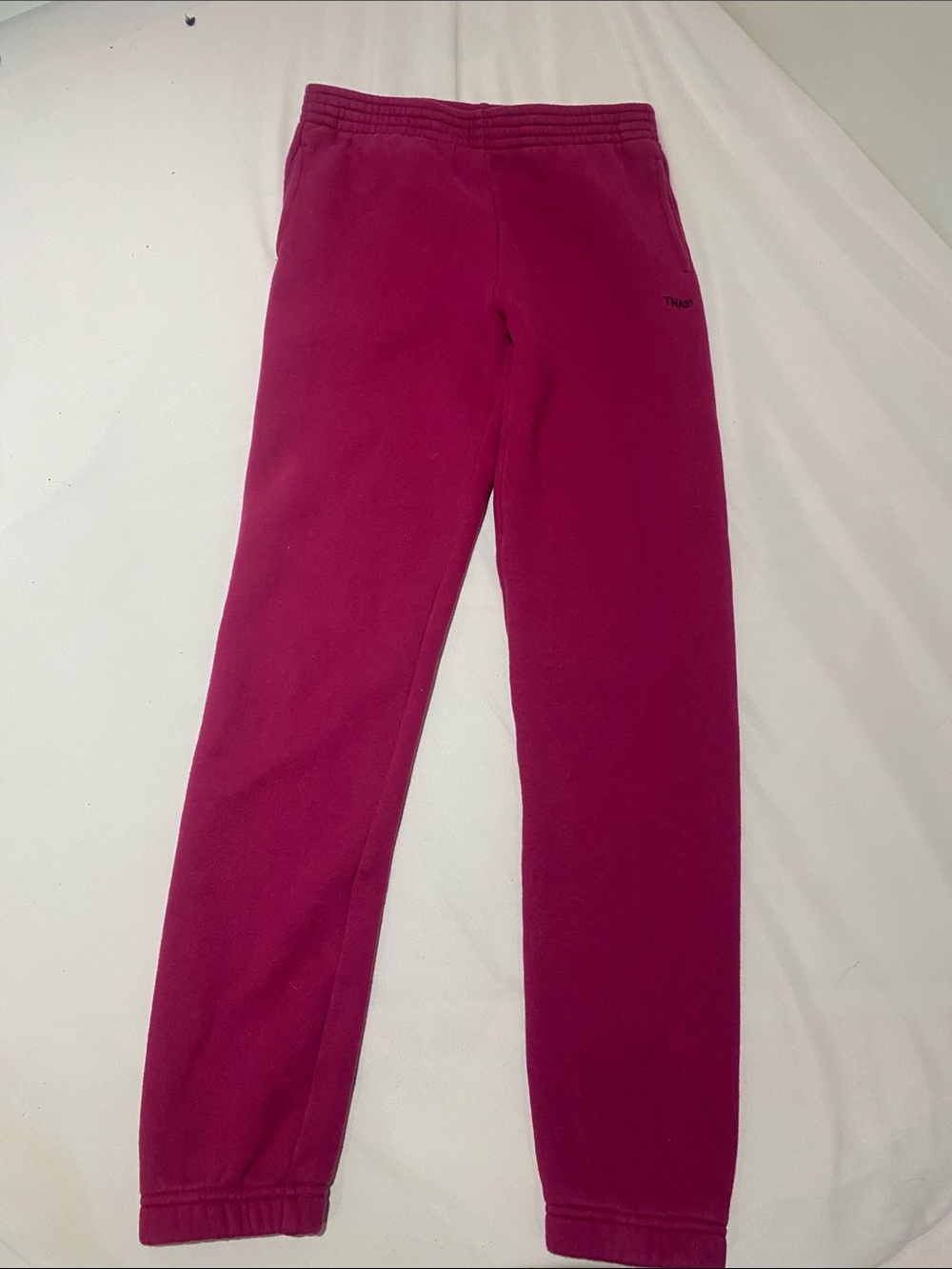 TNA Aritzia Raspberry Fleece Boyfriend Joggers - Women XS tapered fit